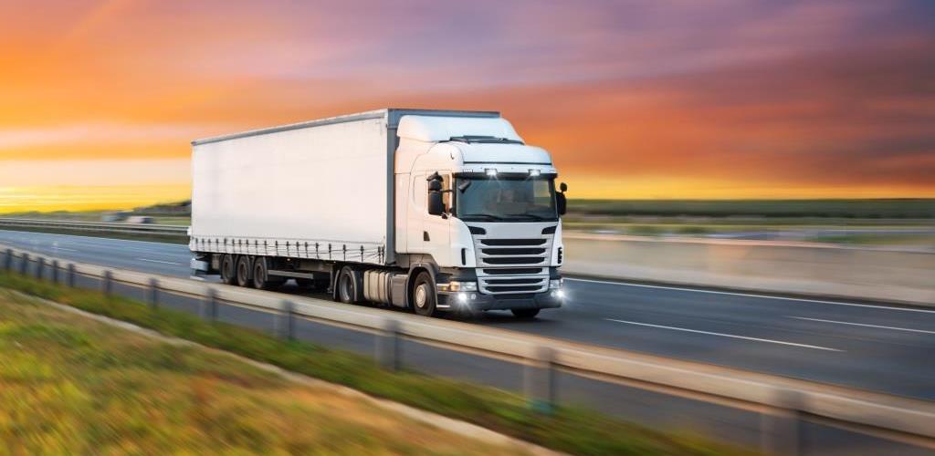Lorry on the Road